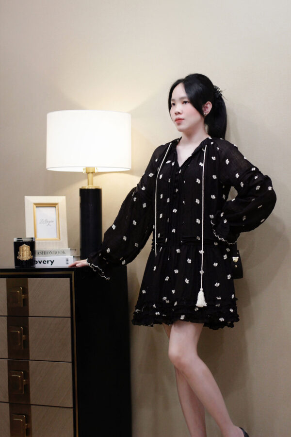 Váy Babydoll Tiểu Thư Nhẹ Nhàng Thanh Lịch - Mẫu Váy Nữ Mới Nhất - Hình ảnh 2
