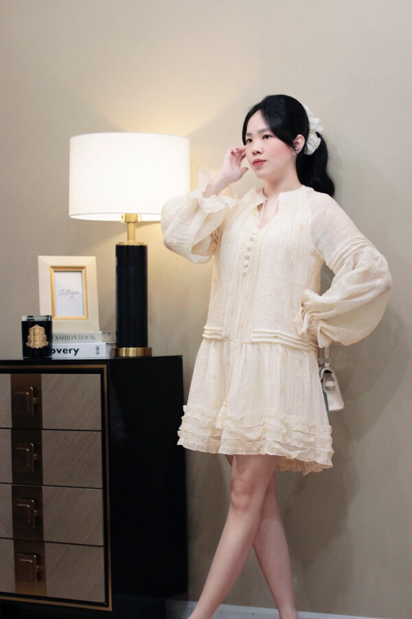 Váy Babydoll Tiểu Thư Nhẹ Nhàng Thanh Lịch - Mẫu Váy Nữ Mới Nhất - Hình ảnh 16