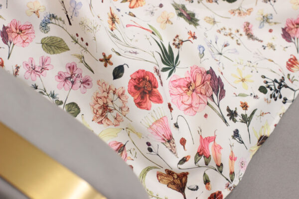 Váy Nữ Xòe Ngắn Họa Tiết Hoa Nhí Dáng Babydoll Mặc Đi Chơi Du Lịch Phong Cách Hàn Quốc - Hình ảnh 4