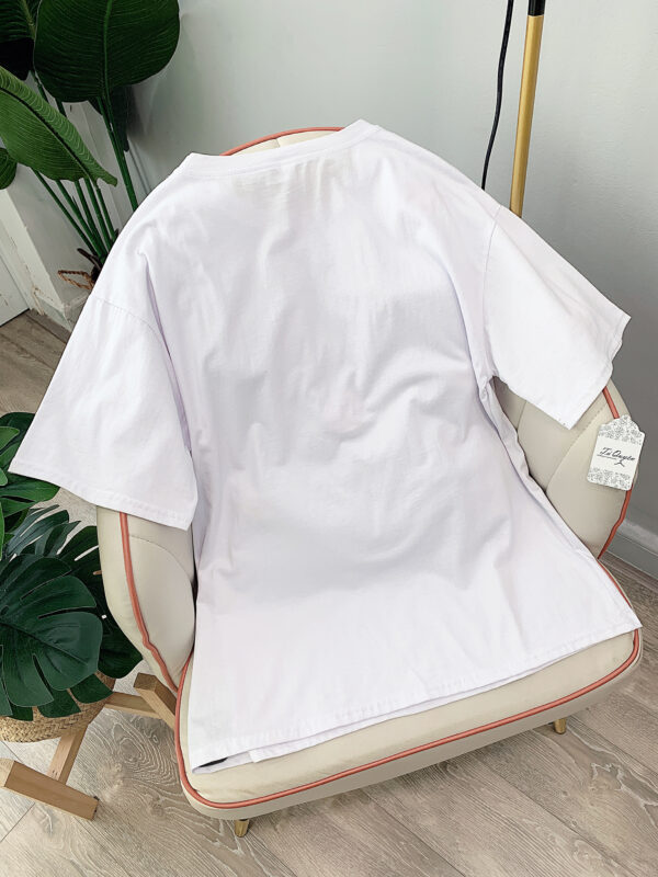 Áo Thun Nữ Cổ Tròn Tay Ngắn Đính Nơ Hoa Phong Cách Hàn Quốc - Thích Hợp Mặc Hàng Ngày, Đi Chơi - Hình ảnh 4