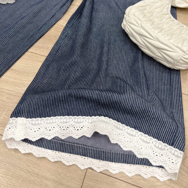 Áo Sơ Mi Nữ Thô Ren Thêu Hoa Cổ Tròn Sát Nách - Ảnh 3