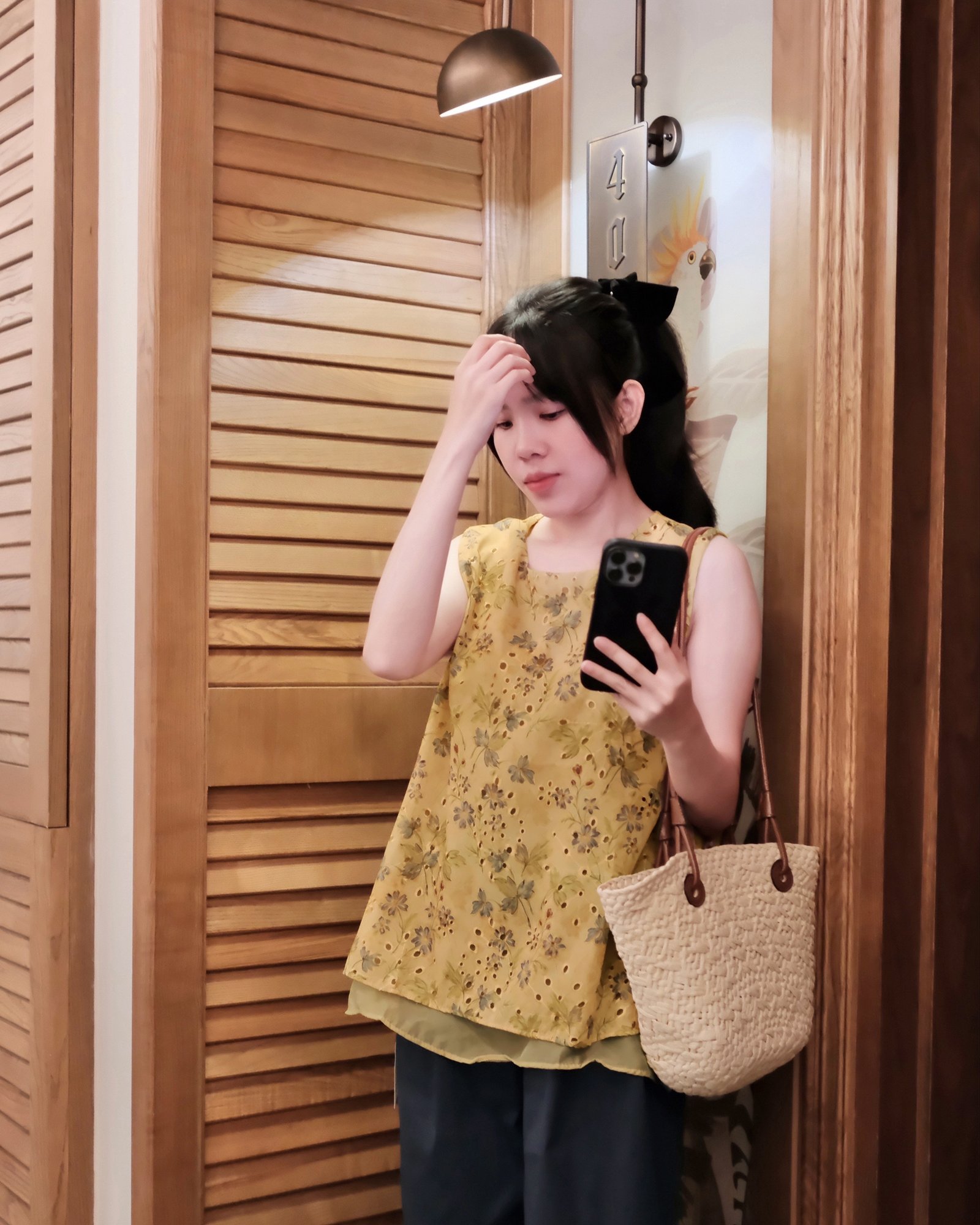 Áo Sơ Mi Hoa Cổ Tròn Sát Nách Lót Voan Thô Đi Chơi Du Lịch - Ảnh 7