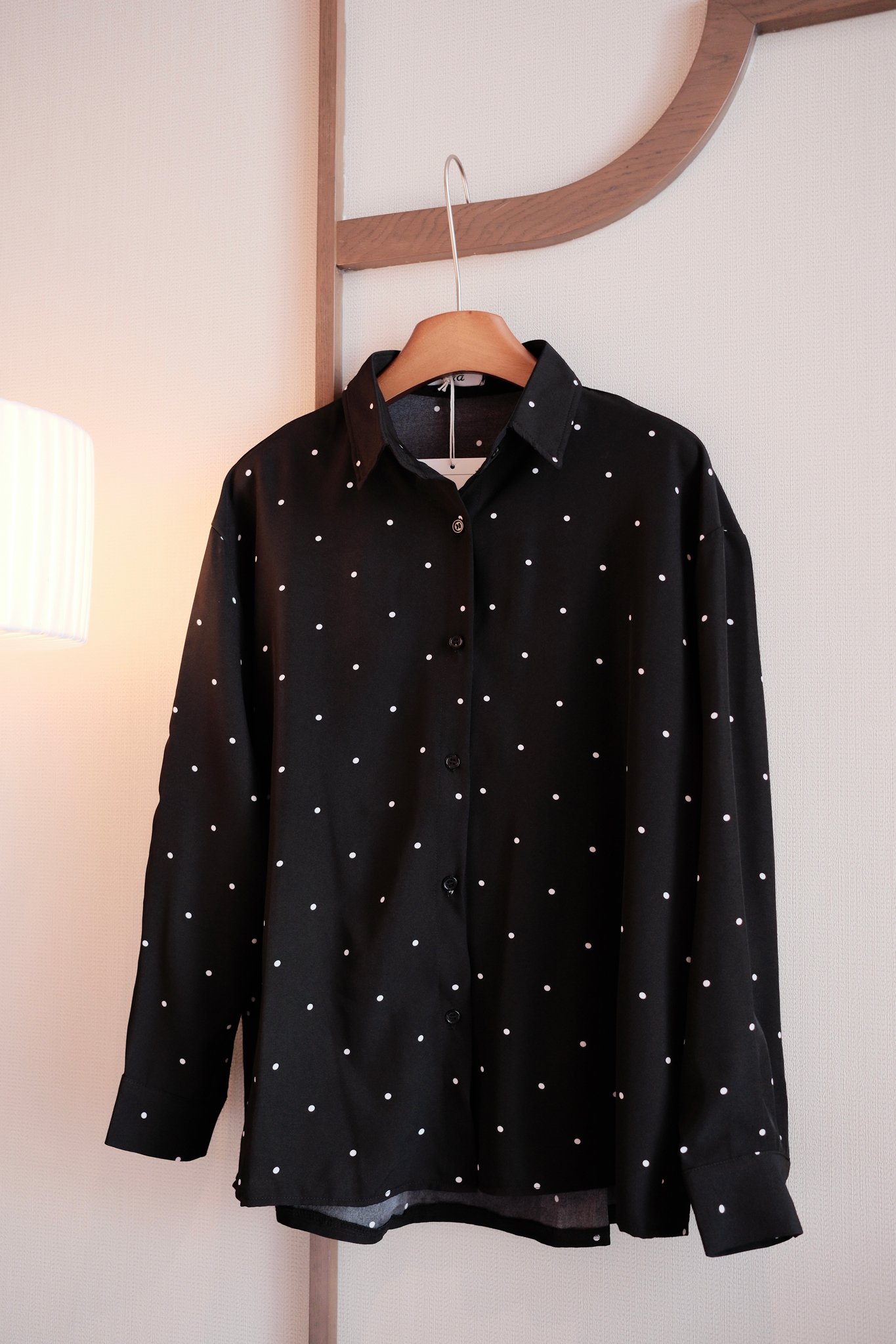 Áo Sơ Mi Nữ Chấm Bi Tay Dài Thanh Lịch, Phong Cách Công Sở & Đời Thường Hiện Đại - Ảnh 2