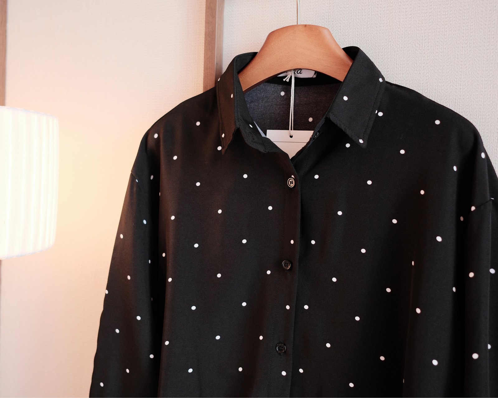 Áo Sơ Mi Nữ Chấm Bi Tay Dài Thanh Lịch, Phong Cách Công Sở & Đời Thường Hiện Đại - Ảnh 6