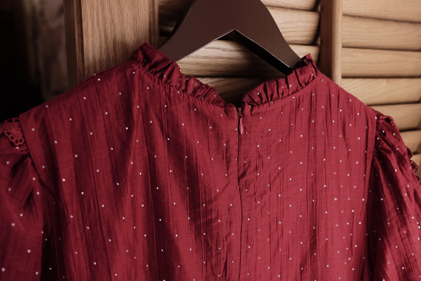 Váy Maxi Cổ Trụ Phối Ren Đính Cườm Dáng Rộng - Thiết Kế Tay Lỡ Bo Chun, Thích Hợp Du Lịch - Ảnh 5