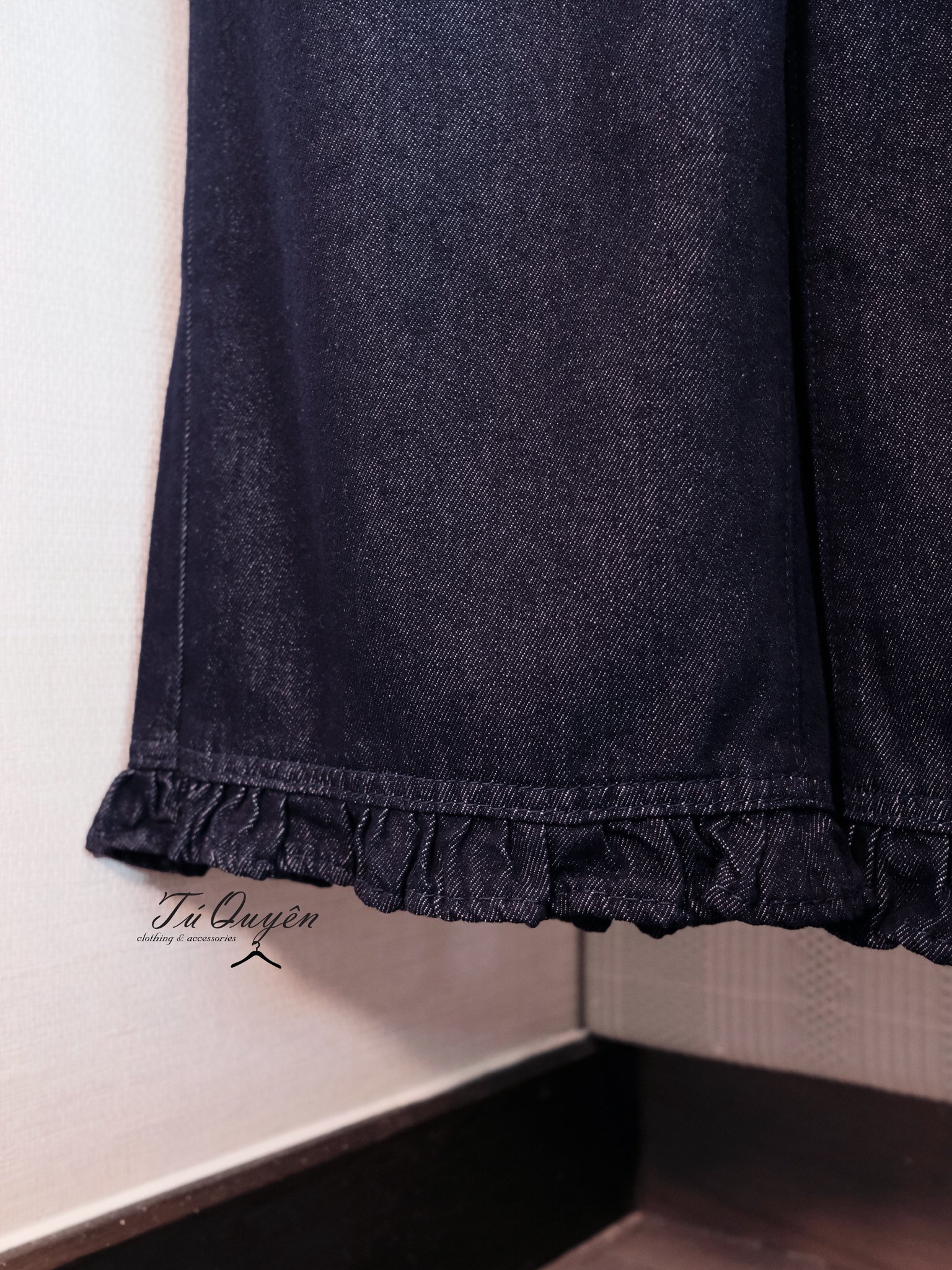 Quần Baggy Jean Nữ Lưng Chun Gấu Bèo Dáng Rộng Thoải Mái, Phong Cách Năng Động - Item Hot Đi Chơi, Dạo Phố - Ảnh 4